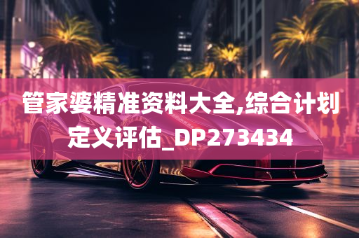 管家婆精准资料大全,综合计划定义评估_DP273434