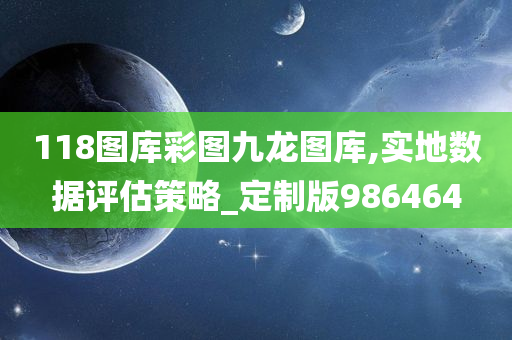 118图库彩图九龙图库,实地数据评估策略_定制版986464