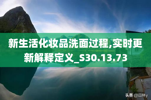 新生活化妆品洗面过程,实时更新解释定义_S30.13.73