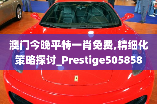 澳门今晚平特一肖免费,精细化策略探讨_Prestige505858