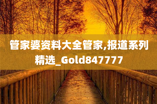 管家婆资料大全管家,报道系列精选_Gold847777