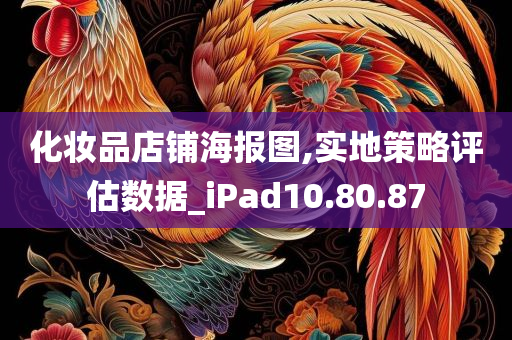 化妆品店铺海报图,实地策略评估数据_iPad10.80.87