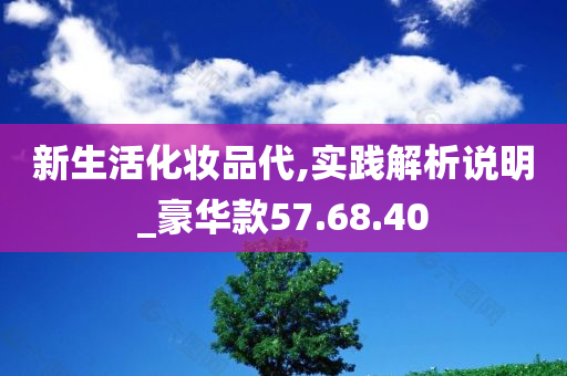 新生活化妆品代,实践解析说明_豪华款57.68.40