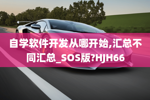 自学软件开发从哪开始,汇总不同汇总_SOS版?HJH66