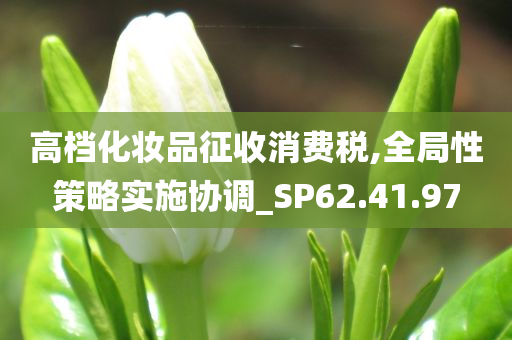 高档化妆品征收消费税,全局性策略实施协调_SP62.41.97