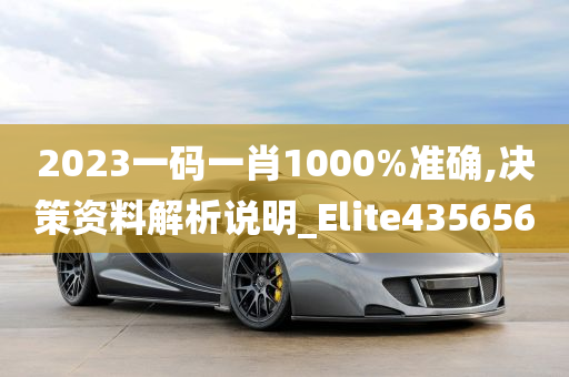 2023一码一肖1000%准确,决策资料解析说明_Elite435656