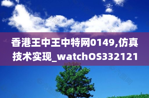 香港王中王中特网0149,仿真技术实现_watchOS332121