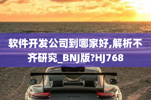 软件开发公司到哪家好,解析不齐研究_BNJ版?HJ768