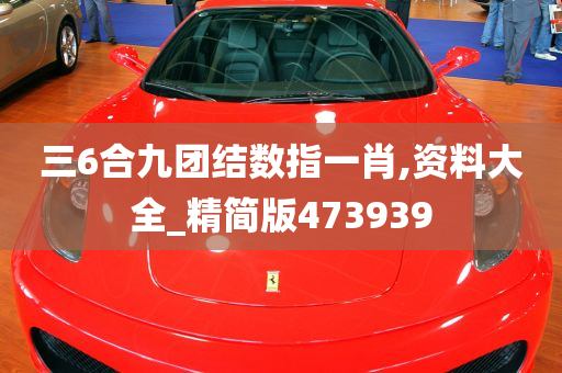 三6合九团结数指一肖,资料大全_精简版473939