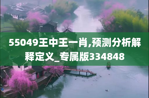 55049王中王一肖,预测分析解释定义_专属版334848