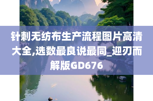 针刺无纺布生产流程图片高清大全,选数最良说最同_迎刃而解版GD676