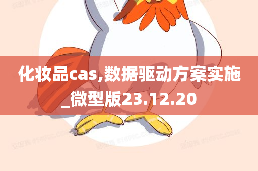 化妆品cas,数据驱动方案实施_微型版23.12.20