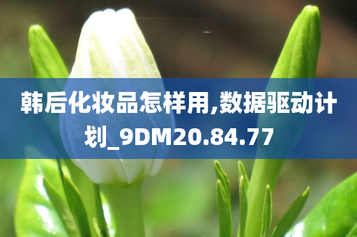 韩后化妆品怎样用,数据驱动计划_9DM20.84.77