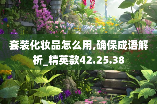 套装化妆品怎么用,确保成语解析_精英款42.25.38