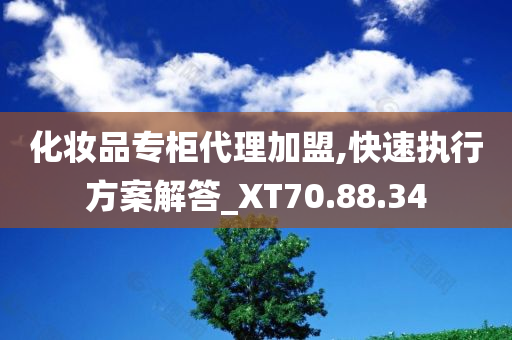 化妆品专柜代理加盟,快速执行方案解答_XT70.88.34