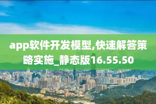 app软件开发模型,快速解答策略实施_静态版16.55.50