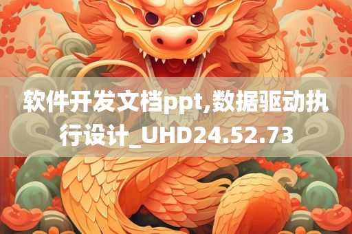 软件开发文档ppt,数据驱动执行设计_UHD24.52.73