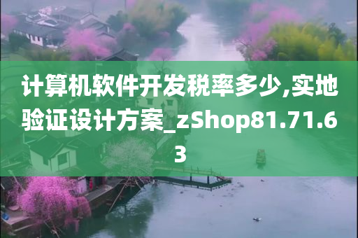 计算机软件开发税率多少,实地验证设计方案_zShop81.71.63