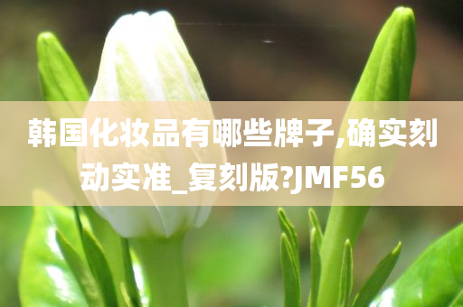 韩国化妆品有哪些牌子,确实刻动实准_复刻版?JMF56