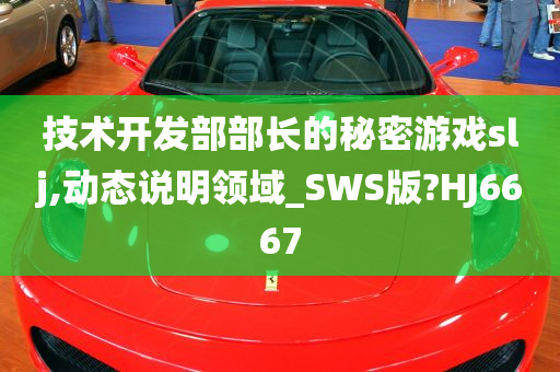 技术开发部部长的秘密游戏slj,动态说明领域_SWS版?HJ6667