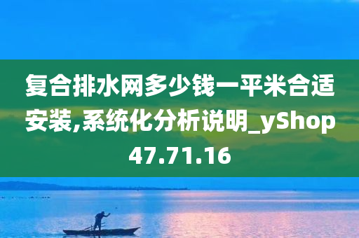 复合排水网多少钱一平米合适安装,系统化分析说明_yShop47.71.16