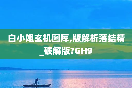 白小姐玄机图库,版解析落结精_破解版?GH9