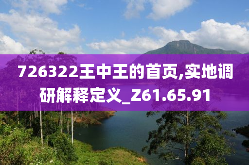 726322王中王的首页,实地调研解释定义_Z61.65.91