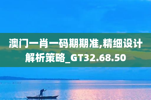 澳门一肖一码期期准,精细设计解析策略_GT32.68.50