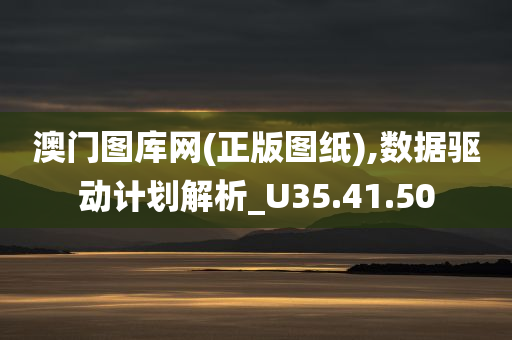 澳门图库网(正版图纸),数据驱动计划解析_U35.41.50