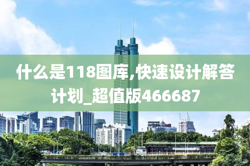 什么是118图库,快速设计解答计划_超值版466687