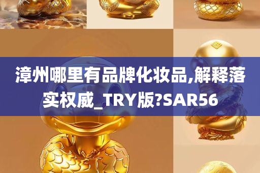 漳州哪里有品牌化妆品,解释落实权威_TRY版?SAR56