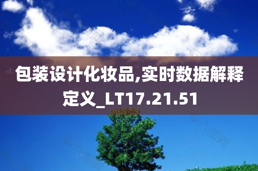 包装设计化妆品,实时数据解释定义_LT17.21.51