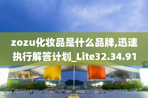 zozu化妆品是什么品牌,迅速执行解答计划_Lite32.34.91