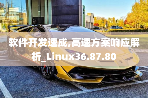 软件开发速成,高速方案响应解析_Linux36.87.80