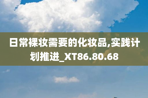 日常裸妆需要的化妆品,实践计划推进_XT86.80.68