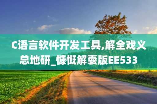 C语言软件开发工具,解全戏义总地研_慷慨解囊版EE533