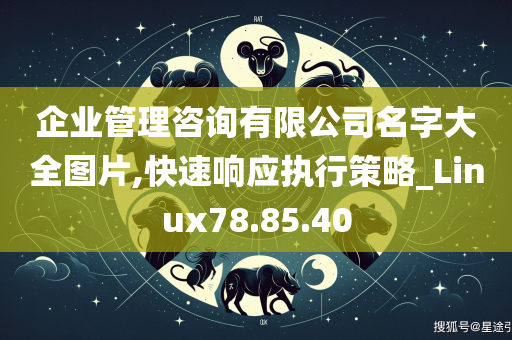 企业管理咨询有限公司名字大全图片,快速响应执行策略_Linux78.85.40