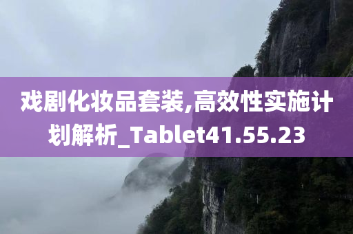 戏剧化妆品套装,高效性实施计划解析_Tablet41.55.23