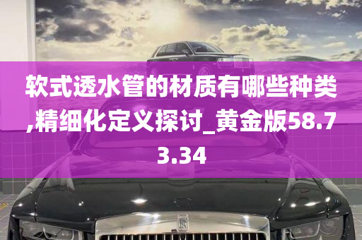 软式透水管的材质有哪些种类,精细化定义探讨_黄金版58.73.34