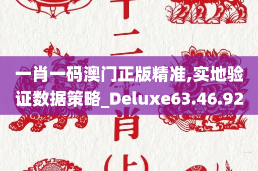 一肖一码澳门正版精准,实地验证数据策略_Deluxe63.46.92