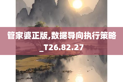 管家婆正版,数据导向执行策略_T26.82.27