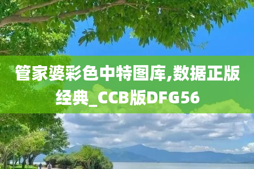 管家婆彩色中特图库,数据正版经典_CCB版DFG56