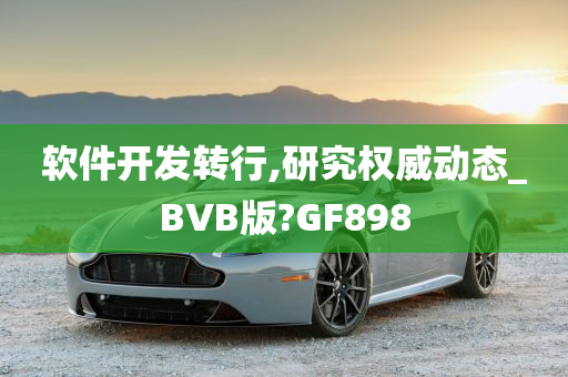 软件开发转行,研究权威动态_BVB版?GF898