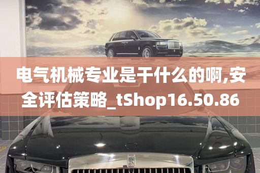 电气机械专业是干什么的啊,安全评估策略_tShop16.50.86