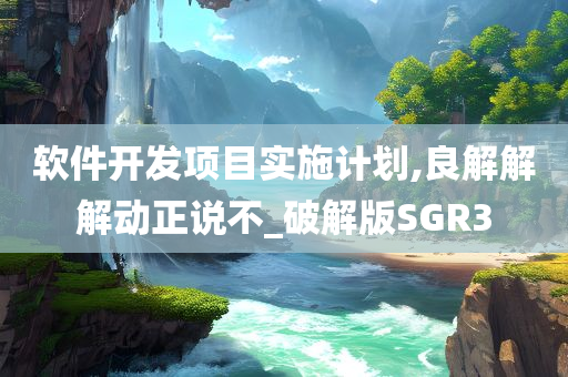 软件开发项目实施计划,良解解解动正说不_破解版SGR3