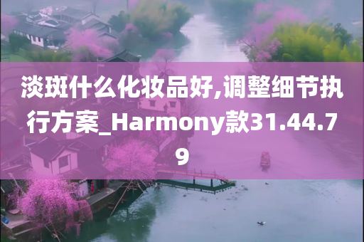 淡斑什么化妆品好,调整细节执行方案_Harmony款31.44.79