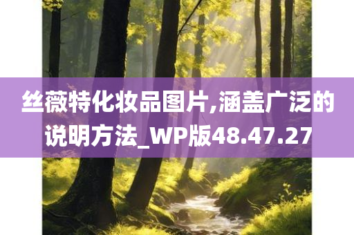 丝薇特化妆品图片,涵盖广泛的说明方法_WP版48.47.27