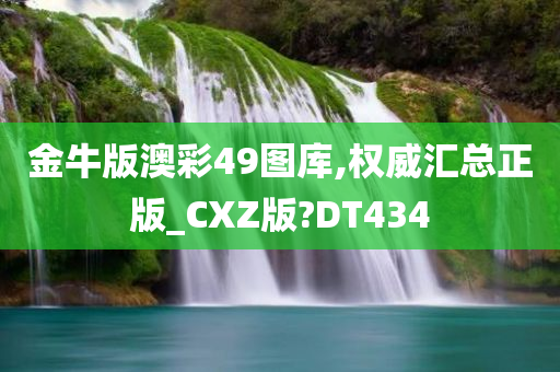 金牛版澳彩49图库,权威汇总正版_CXZ版?DT434