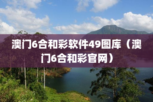 澳门6合和彩软件49图库（澳门6合和彩官网）