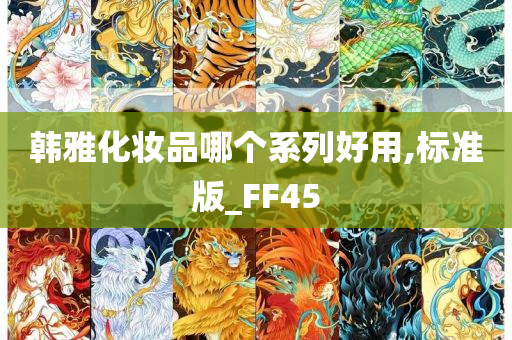 韩雅化妆品哪个系列好用,标准版_FF45